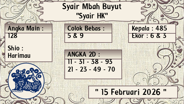 Syair Mbah Buyut - Syair HK